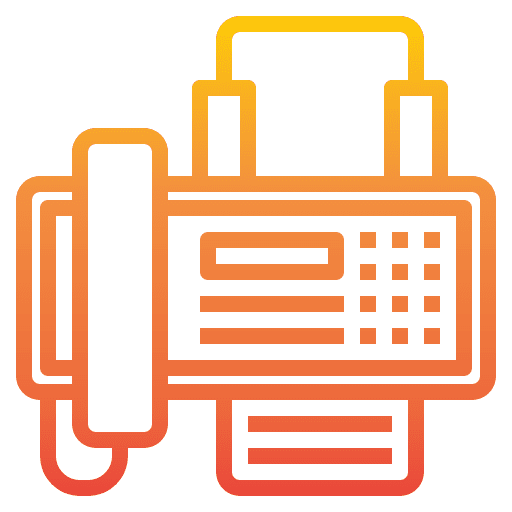 Fax machine office material fax machine phone call icon Fax machine office material fax machine phone call icon