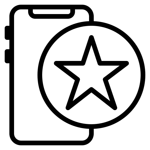 Favorite favorite smartphone mobile phone icon