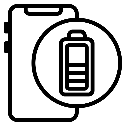 Battery status battery level phone battery status icon