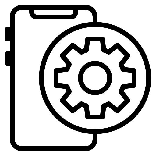 Configuration configuration app development smartphone icon