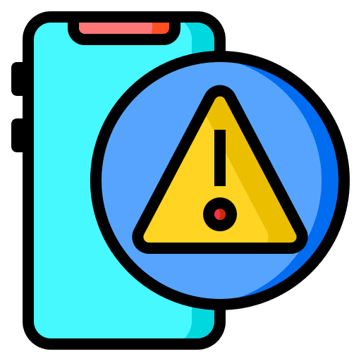 Alert mobile phone electronics alert icon Alert mobile phone electronics alert icon
