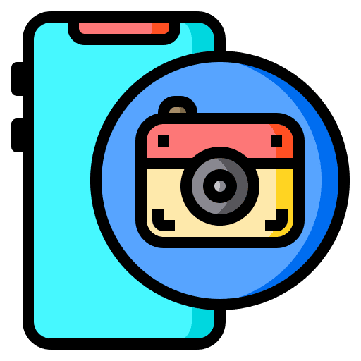 Camera electronic ui capture icon