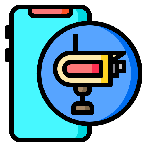 Cctv camera cctv camera electronics mobile phone icon