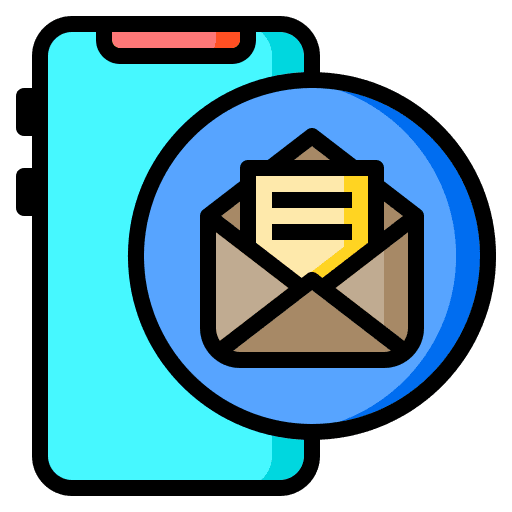Email smartphone mobile email icon Email smartphone mobile email icon