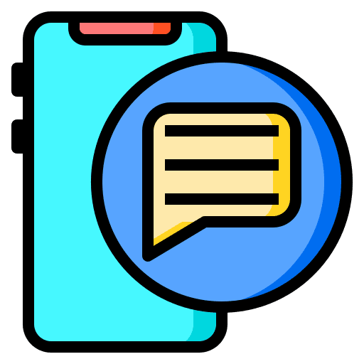 Message message mobile phone smartphone icon Message message mobile phone smartphone icon