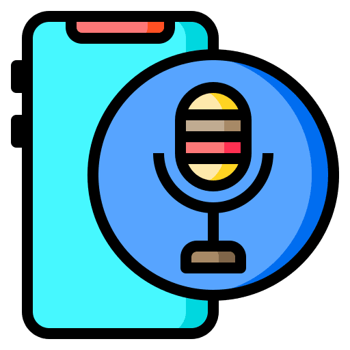 Microphone voice mobile phone sound icon Microphone voice mobile phone sound icon