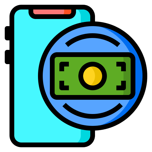 Money mobile banking online banking mobile payment icon Money mobile banking online banking mobile payment icon