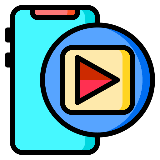 Play mobile electronic play icon Play mobile electronic play icon