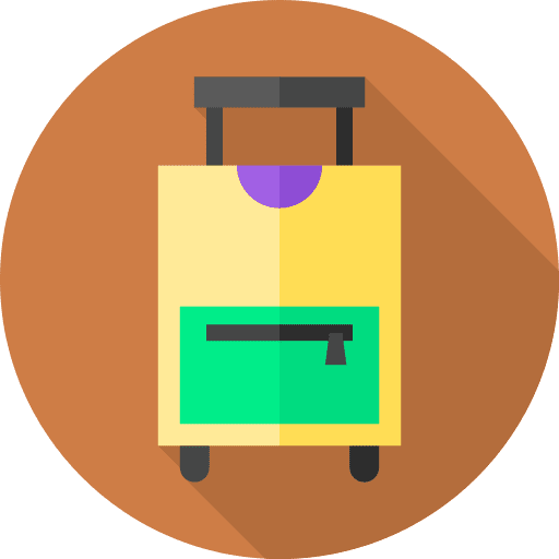 Baggage luggage suitcase trip icon Baggage luggage suitcase trip icon
