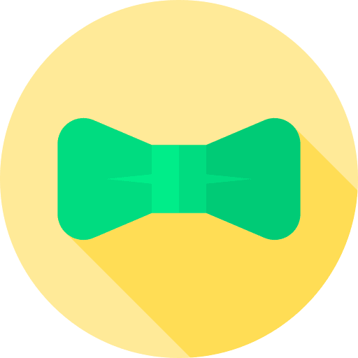 Bow tie clothes ornament garment icon