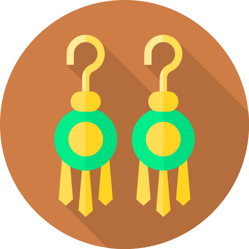 Earrings glamour earrings accessory icon Earrings glamour earrings accessory icon