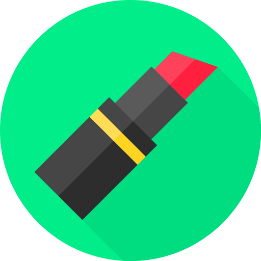 Lipstick cosmetics grooming make up icon Lipstick cosmetics grooming make up icon