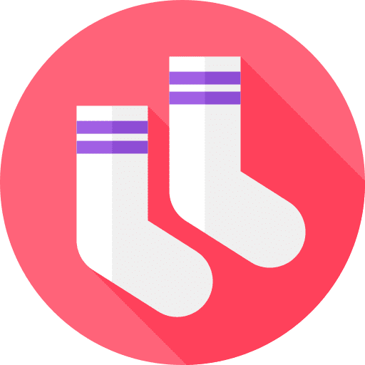 Socks sport soccer clothing icon