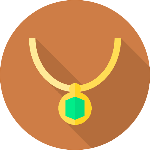 Necklace elegant fashion necklace icon Necklace elegant fashion necklace icon