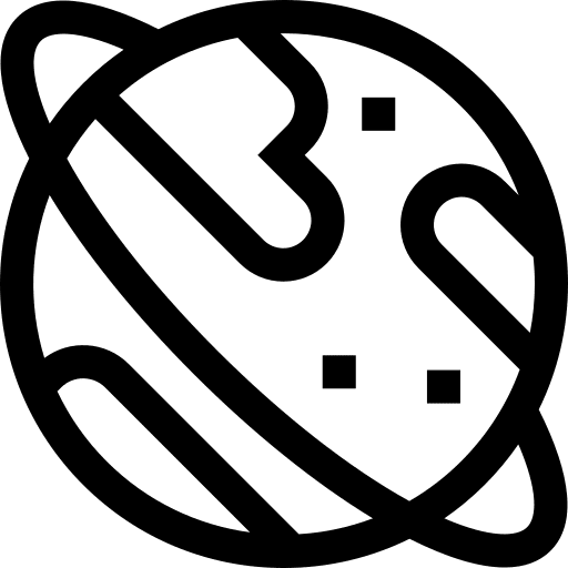 Uranus education solar system uranus icon
