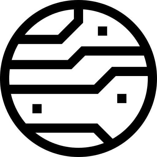 Mars mars education planet icon