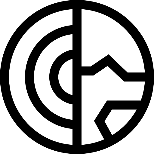 Planet nature planet earth geology icon