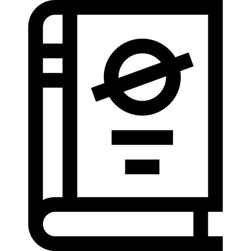 Book science education knowledge icon