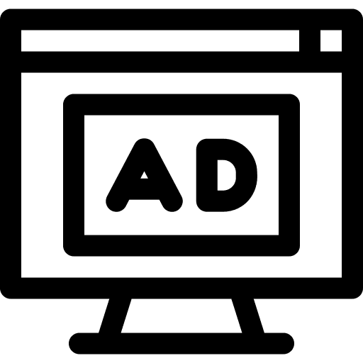 Ad ad advertisement computer icon