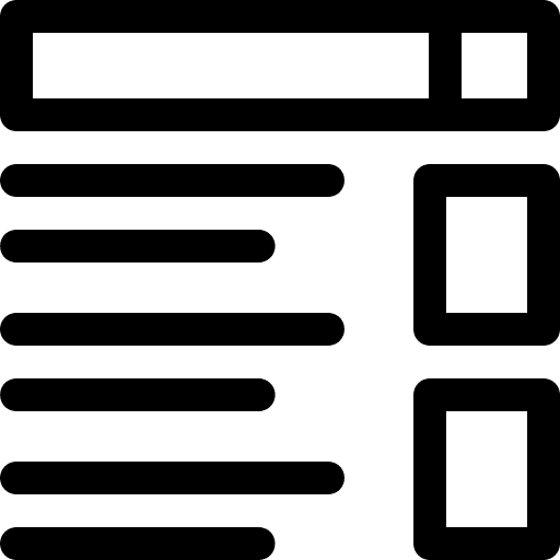 Search browser website search icon