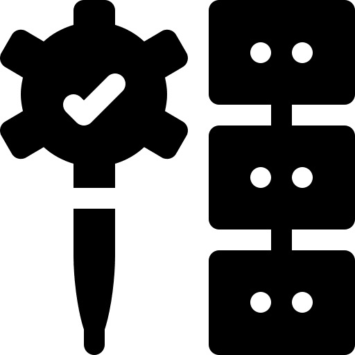 Evaluation performance gear evaluation icon