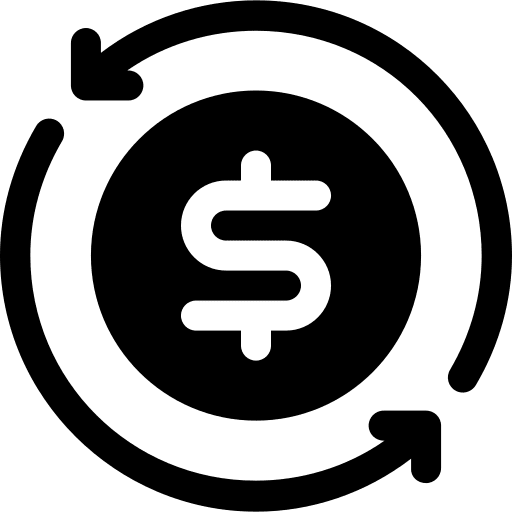 Exchange exchange money dollar icon