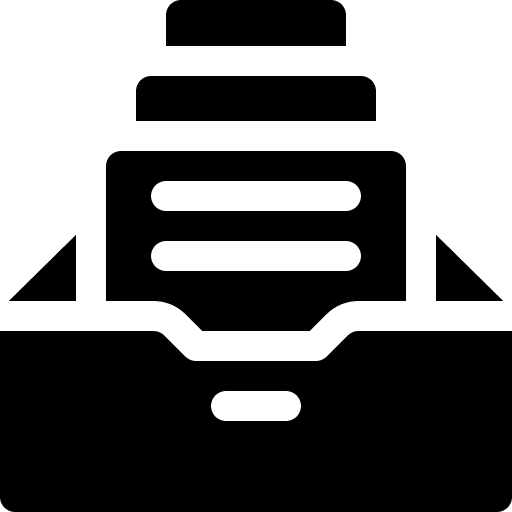 Folder files and folders file storage interface icon