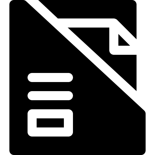 Folder office material repository data storage icon