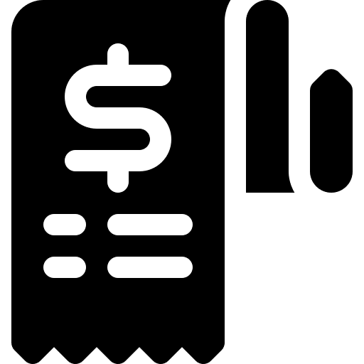 Invoice dollar commerce invoice icon