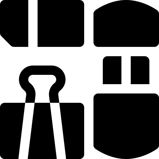 Stationery education office business and finance icon