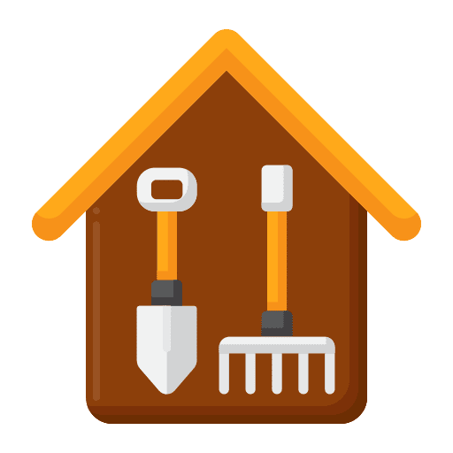 Garden tools shovel garden tools sprout icon Garden tools shovel garden tools sprout icon