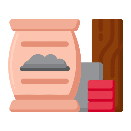 Materials equipment sand utensil icon Materials equipment sand utensil icon