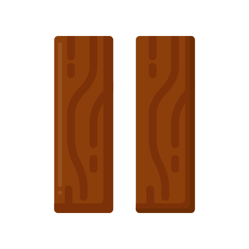 Wood wooden farming and gardening lumber icon Wood wooden farming and gardening lumber icon
