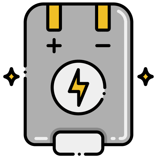 Batteries batteries charge tools and utensils icon