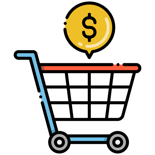 Check out shopping check out out icon