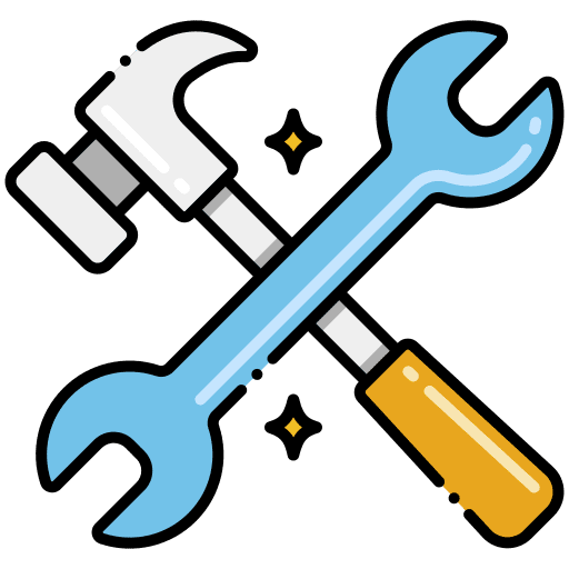 Wrench tool working work tools worker icon