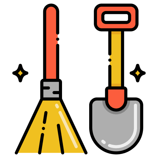 Garden tools gardening tools digging hobbies and free time icon