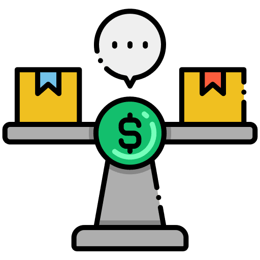 Prices construction and tools business and finance money icon