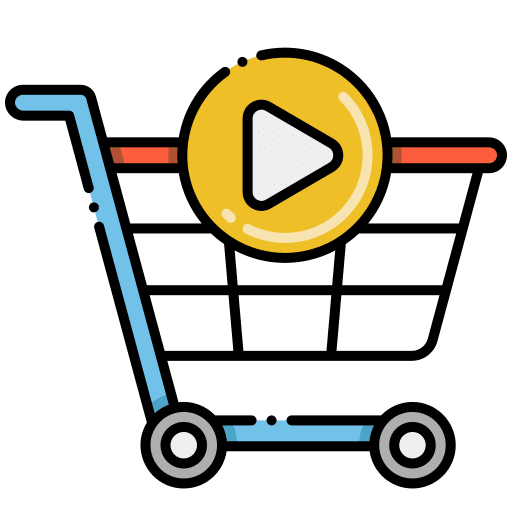 Shopping commerce and shopping shopping buying icon