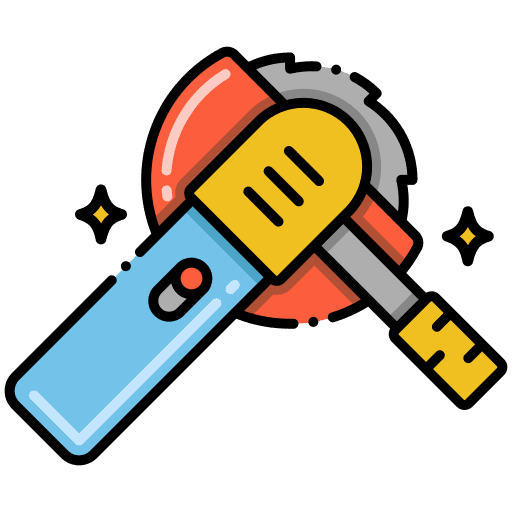 Machinery construction home repair utensil icon