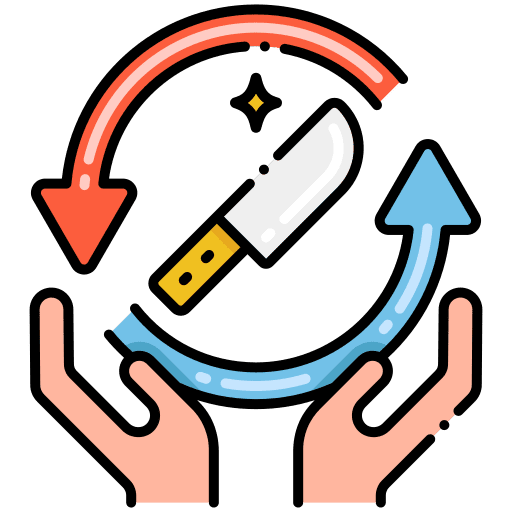 Sharpening construction and tools cutting tools icon