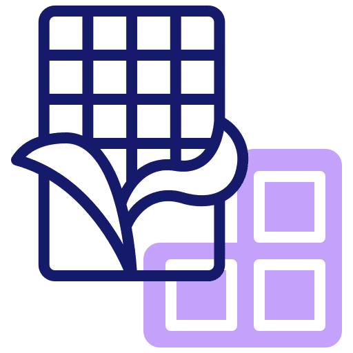 Chocolate sweet snack dessert icon