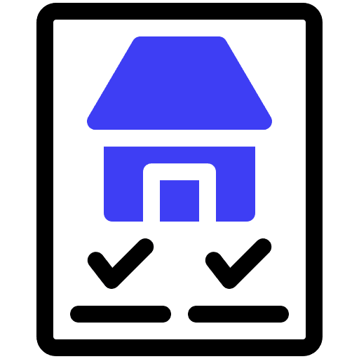 Checklist house check mark list icon Checklist house check mark list icon