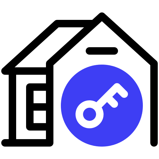 Key house home key icon Key house home key icon