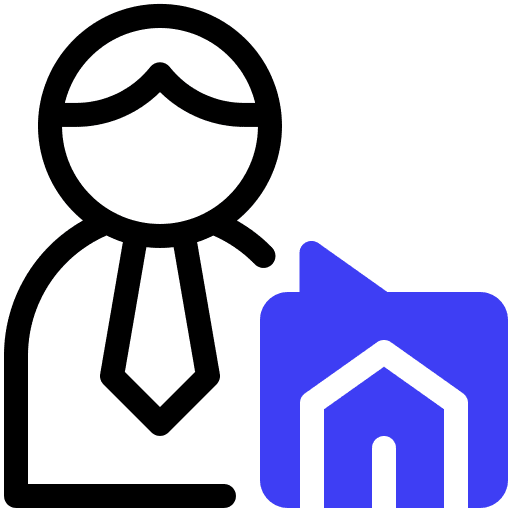 Realtor man real estate agent professions and jobs icon Realtor man real estate agent professions and jobs icon
