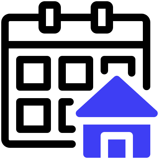 Schedule property calendar time and date icon Schedule property calendar time and date icon