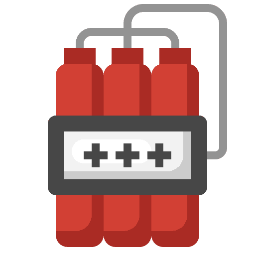 Bomb miscellaneous dinamite security icon Bomb miscellaneous dinamite security icon