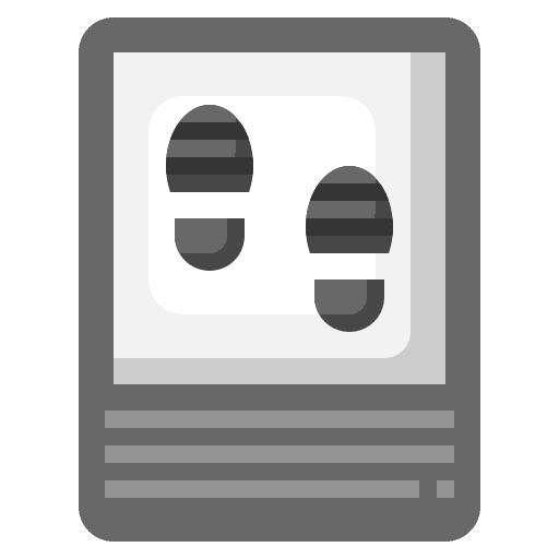 Footsteps detective picture footsteps icon Footsteps detective picture footsteps icon