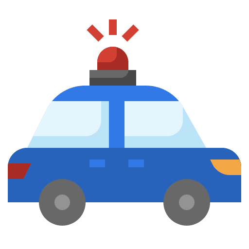 Police car siren security police car icon Police car siren security police car icon