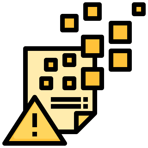 Data loss data loss security flame icon